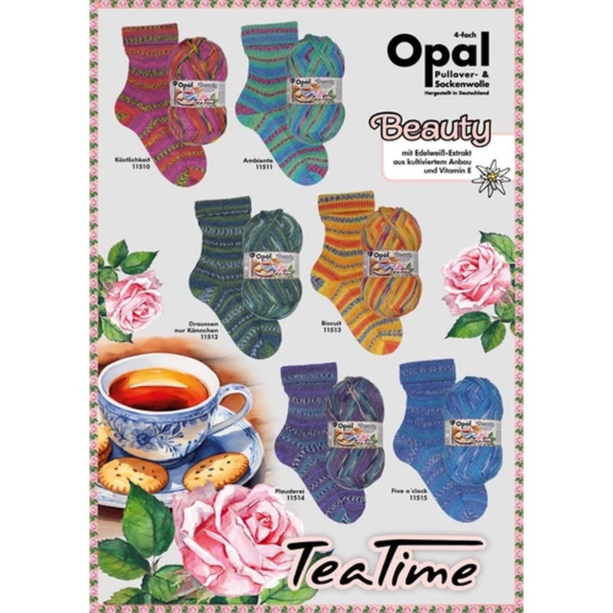 opal-beauty-tea-time-4ply-sock-yarn-100g-knitting-crochet-wool-full-range