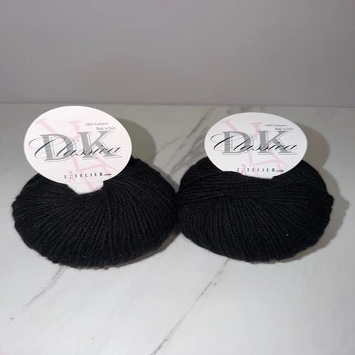 2-skein-of-l-atelier-dk-classica-100-cashmere-color-8010-black