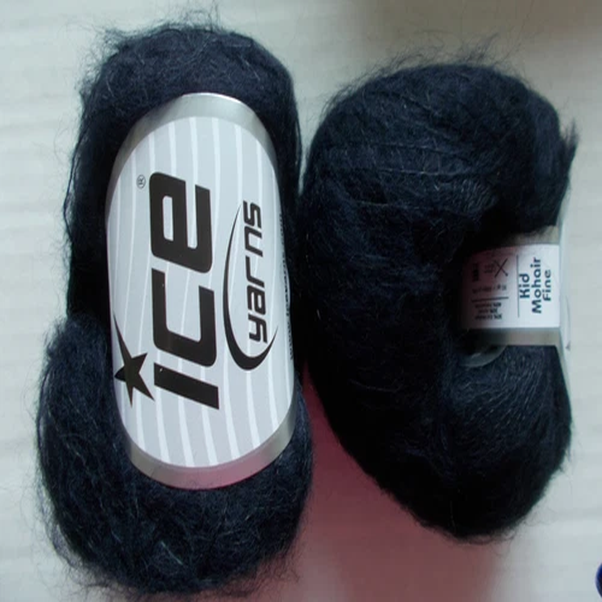 ice-yarns-kid-mohair-fine-yarn-black-dark-purple-lot-of-2-329-yds-ea