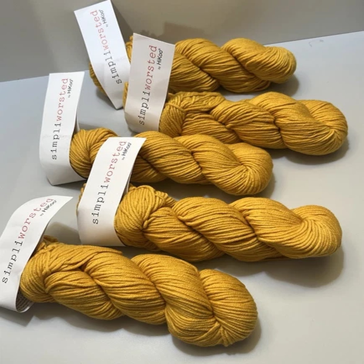 hikoo-simpli-worsted-yarn-gold-crest-merino-acrylic-blend-3-5oz-ea-set-of-5