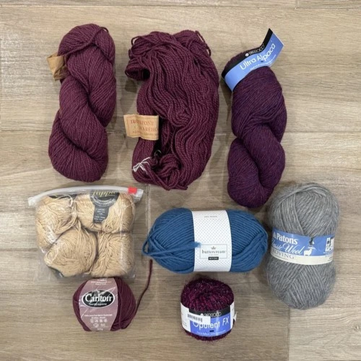 mixed-wool-yarn-lot-knitting-art-crafts-merino-nylon-alpaca-takhi-ripple-new