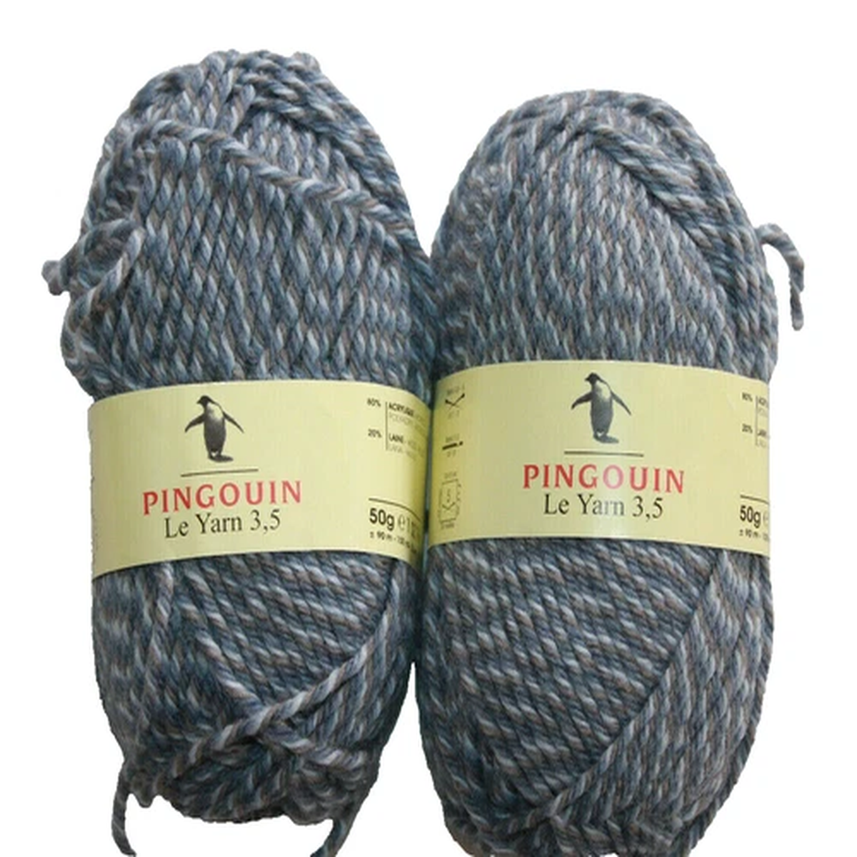2-skeins-pingouin-france-navy-jaspee-acrylic-wool-yarn-same-dye-lot