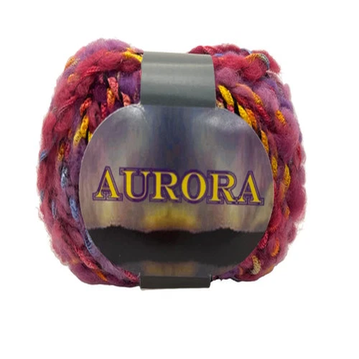 euro-yarns-aurora-204-purple-pink-orange-wool-nylon-blend-yarn-skeins-new