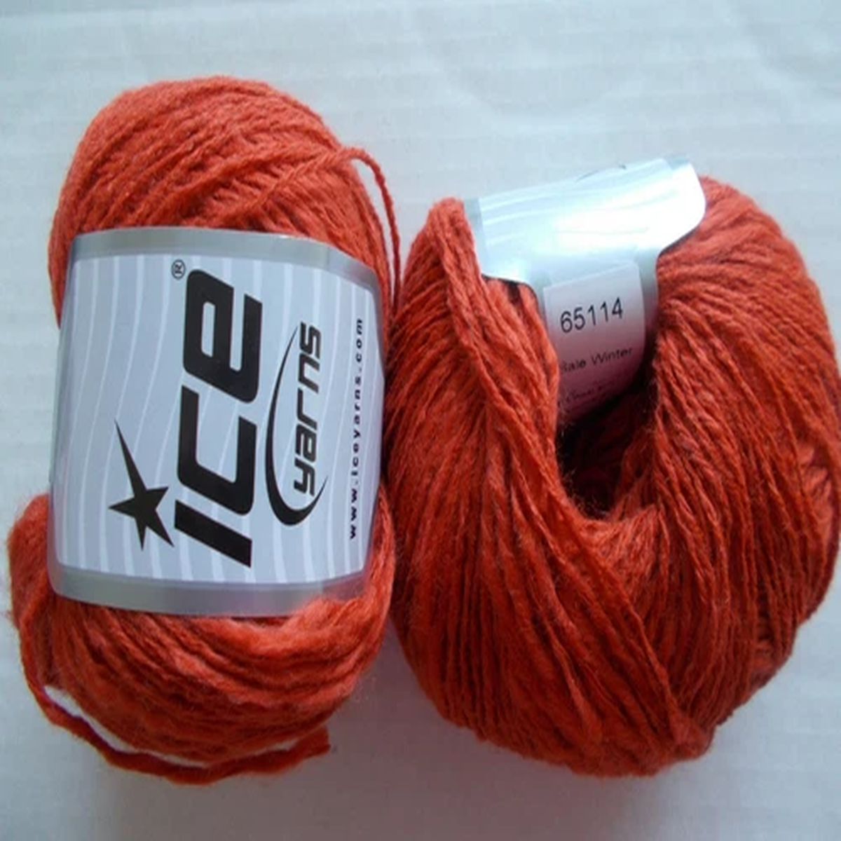 ice-yarns-winter-wool-blend-yarn-orange-lot-of-2-192-yds-ea