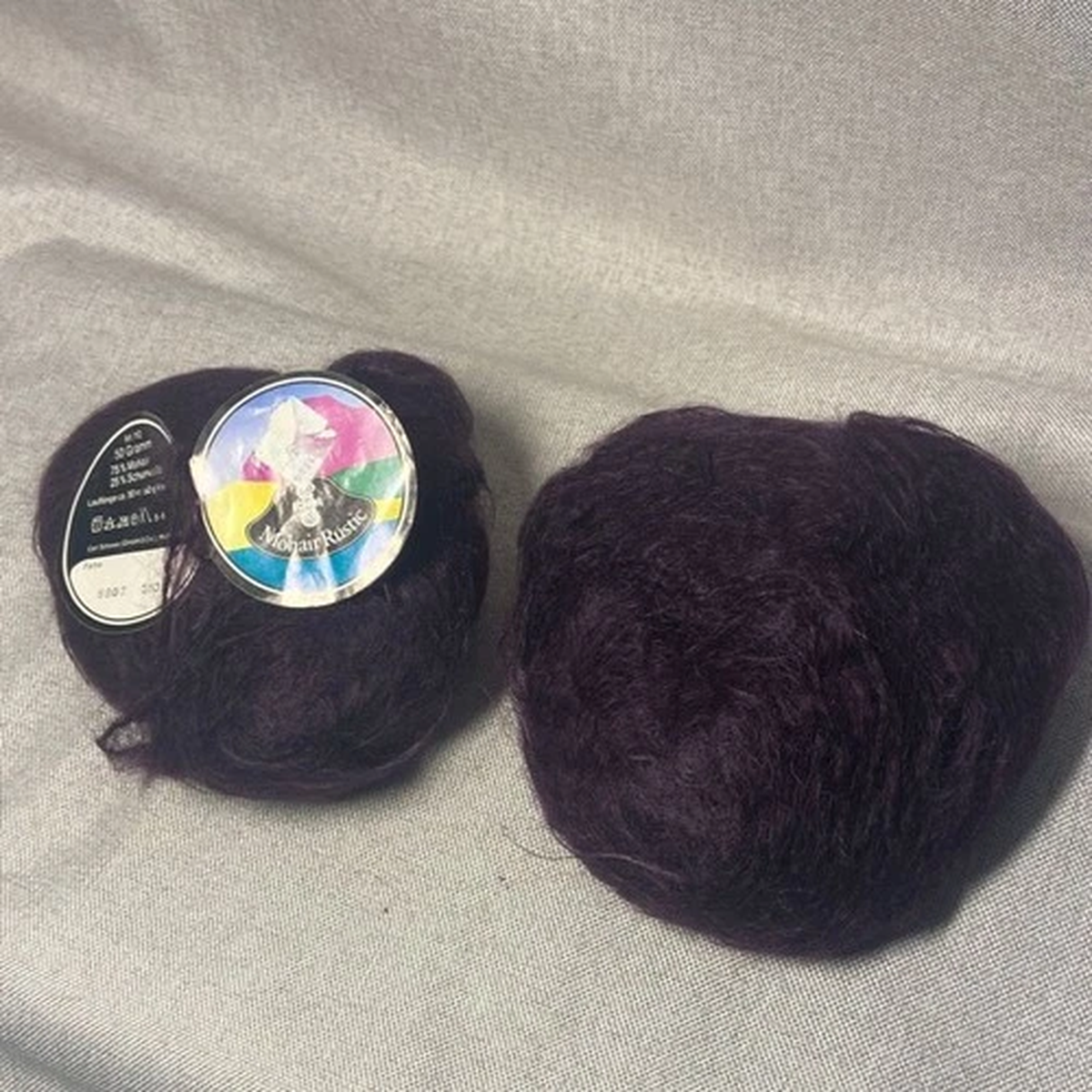 2-skeins-balls-schewe-mohair-rustic-purple-yarn