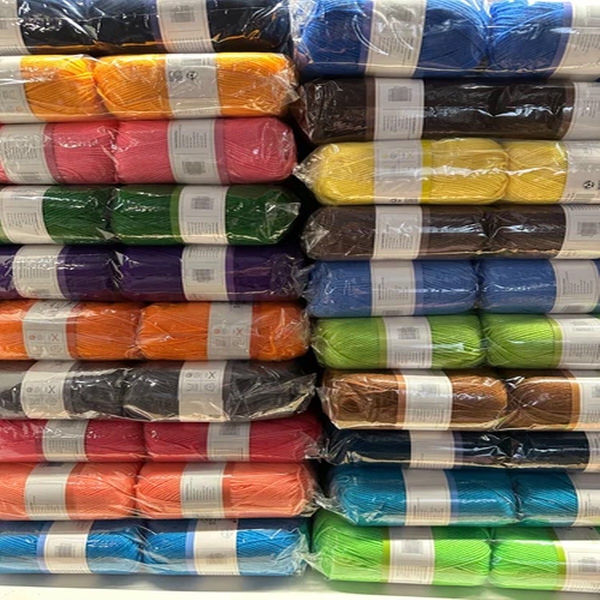 basics-knitting-wool-pack-of-5-x-100g-acrylic-polyester-yarn-3mm-75-colours