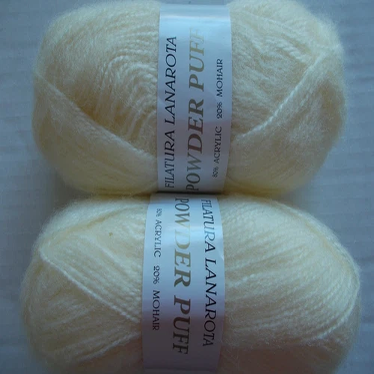 filatura-lanarota-powder-puff-mohair-blend-yarn-cream-lot-of-2-150-yds-each