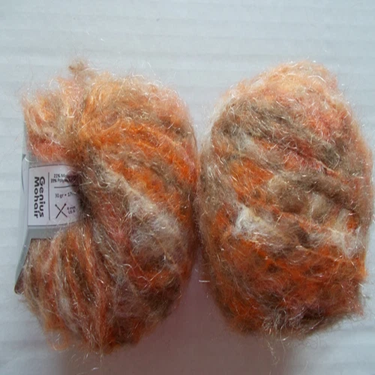genius-mohair-by-ice-yarns-yellow-camel-lot-of-2-132-yds-each
