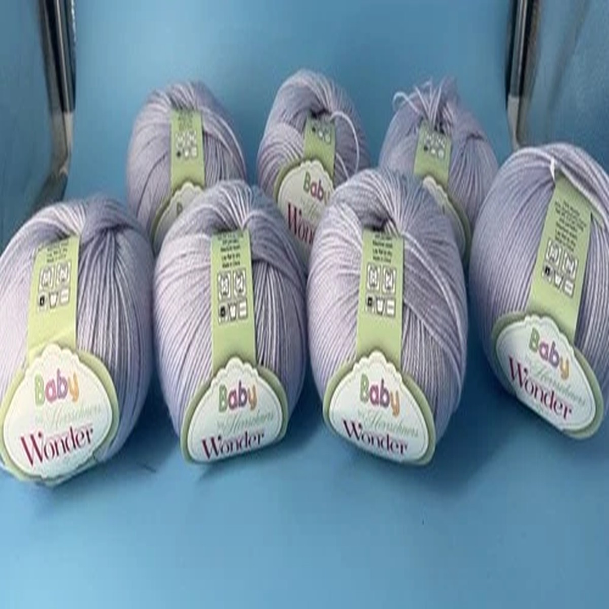 7-herrschners-baby-wonder-yarn-lullaby-lavender-wool-blend-1435-yards-new