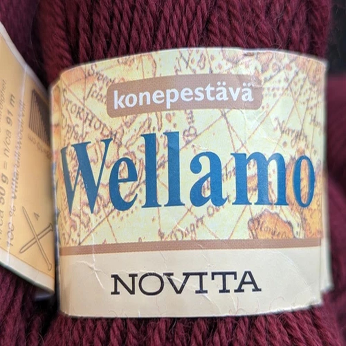 machine-washable-100-finland-wool-wellamo-novita-lot-of-7-hanks-warm-maroon