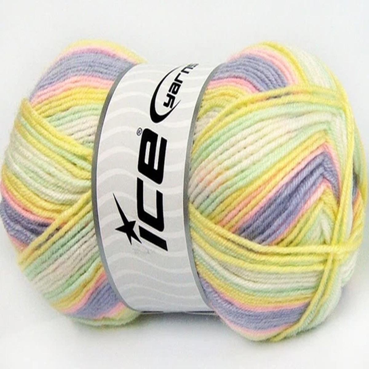lilac-mint-yellow-dk-design-ice-58393-acrylic-wool-self-striping-yarn-100g-284y