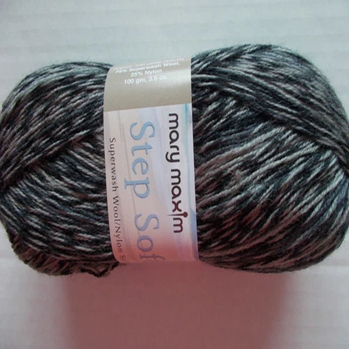 mary-maxim-step-softly-wool-blend-sock-yarn-grey-mix-1-skein-430-yds