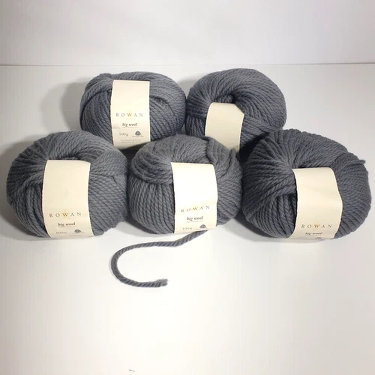 new-5-balls-rowan-yarn-big-wool-100g-80m-pure-merino-grey-glum-rowan-00056-50104