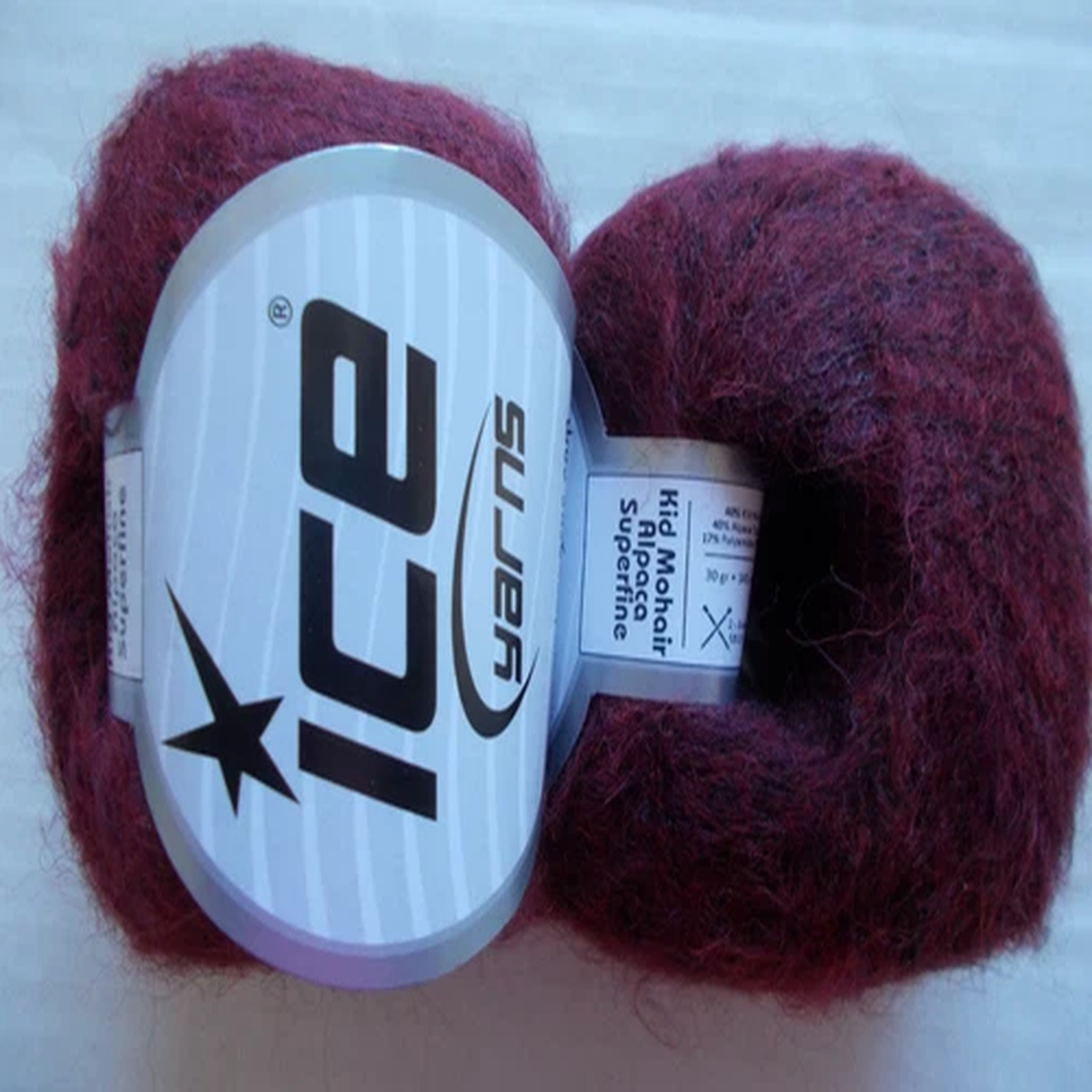 ice-yarns-kid-mohair-alpaca-superfine-yarn-burgundy-lot-of-2-379-yds-ea
