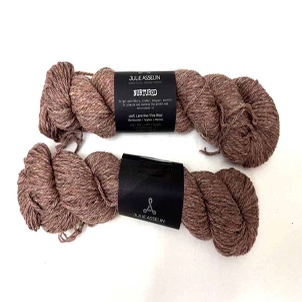 julie-asselin-indie-two-beautiful-tweedy-skeins-nurtured-color-leaf-pile