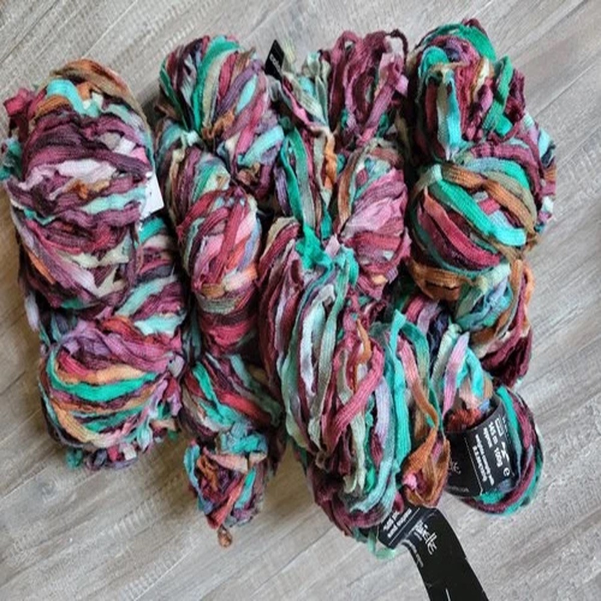 lot-of-4-colinette-tagliatelli-yarn-merino-wool-tape-ribbon-yarn-bulky