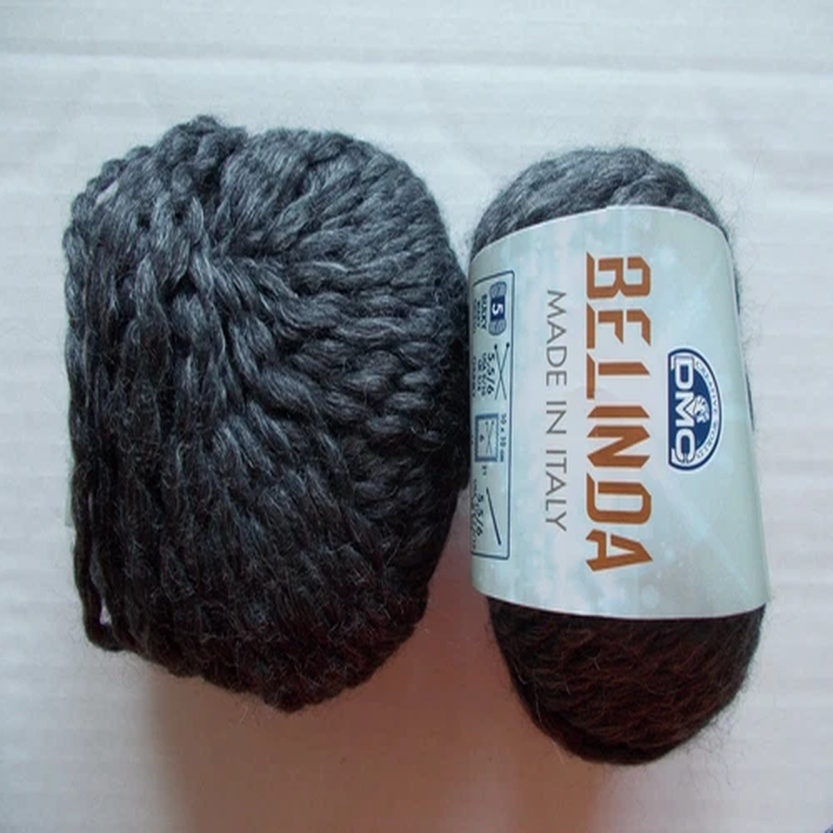 dmc-belinda-wool-bamboo-blend-chunky-yarn-charcoal-lot-of-2-67-yds-each