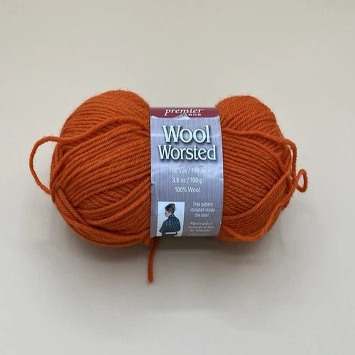 premier-yarns-wool-worsted-tangerine-100-wool-yarn-100g-186yd-orange-skein