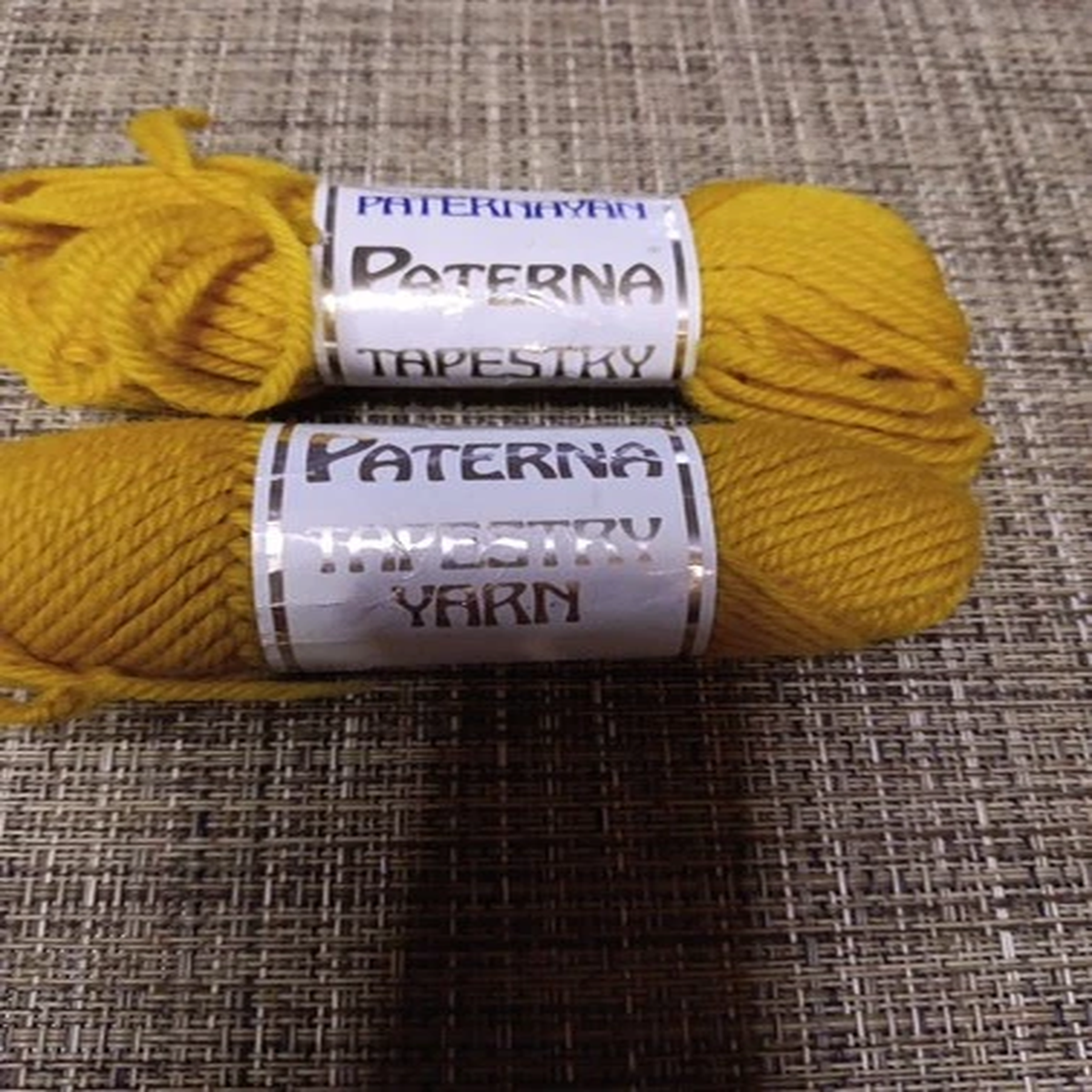 lot-of-6-paternayan-wool-tapestry-yarn-30-yds-skein-color-421-mustard-yellow