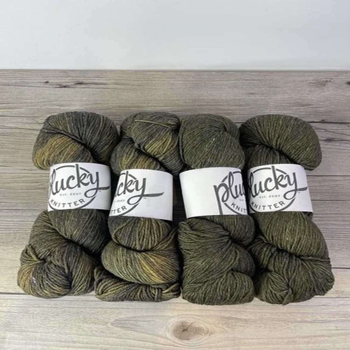 plucky-knitter-crew-merino-cotton-1200-yds-4-skeins-greens-indie-yarn-lot