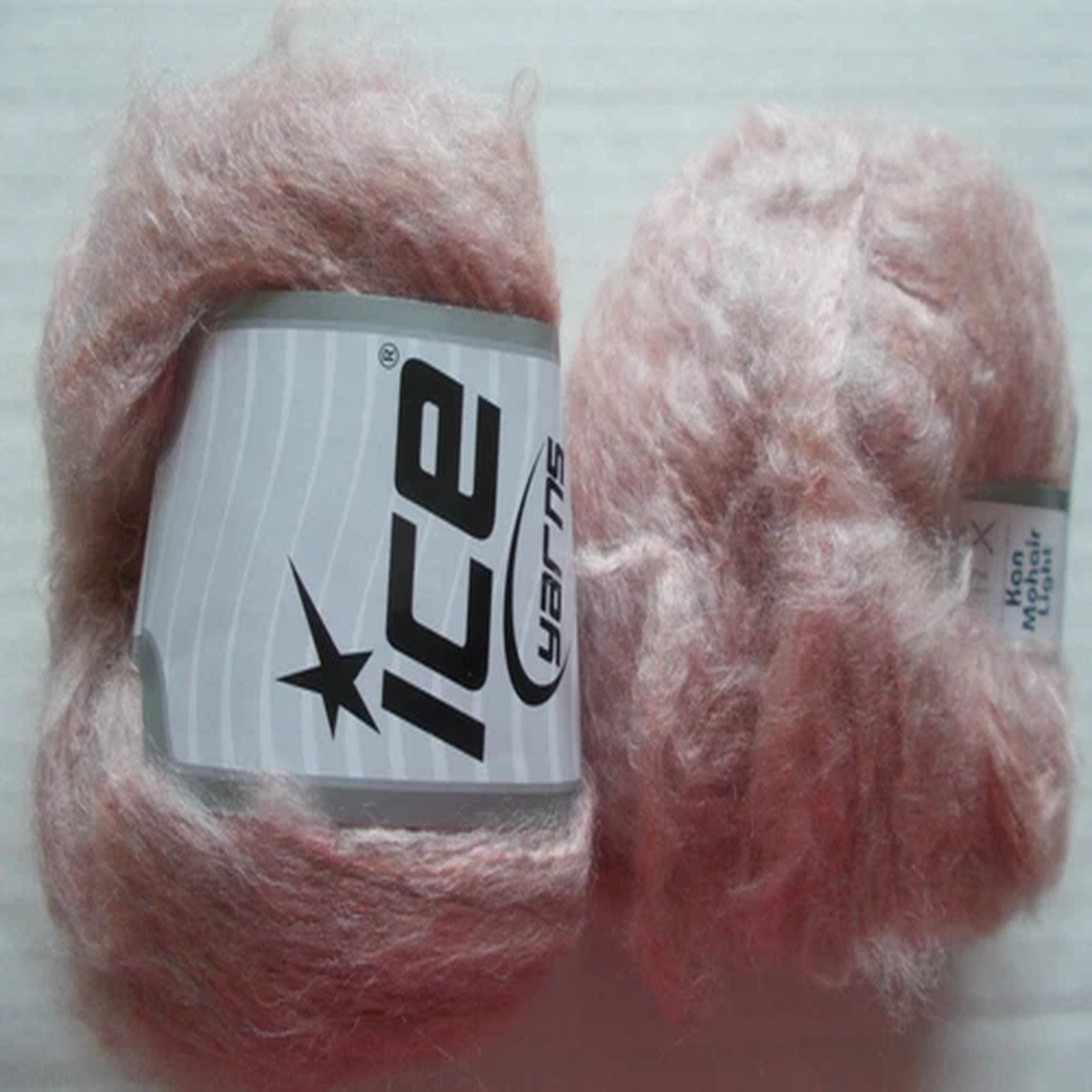 ice-yarns-kan-mohair-brushed-yarn-light-pink-69387-lot-of-2-110-yds-ea