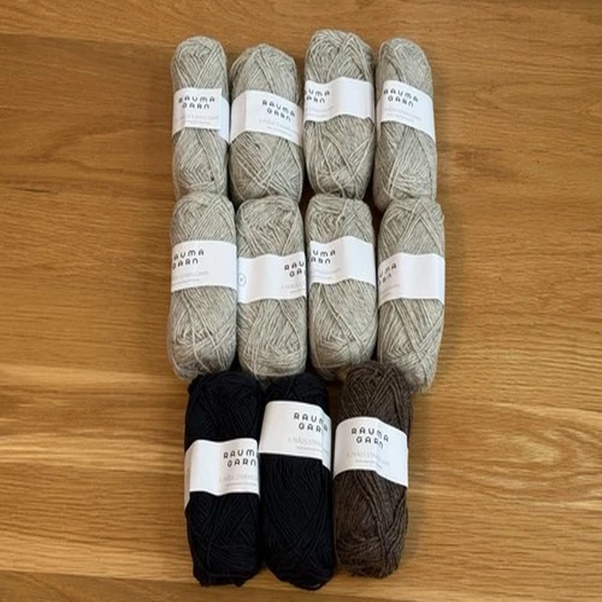 norwegian-ull-yarn-lot-rauma-garn-3-trads-strikkegarn-skein-wool-50g-skeins