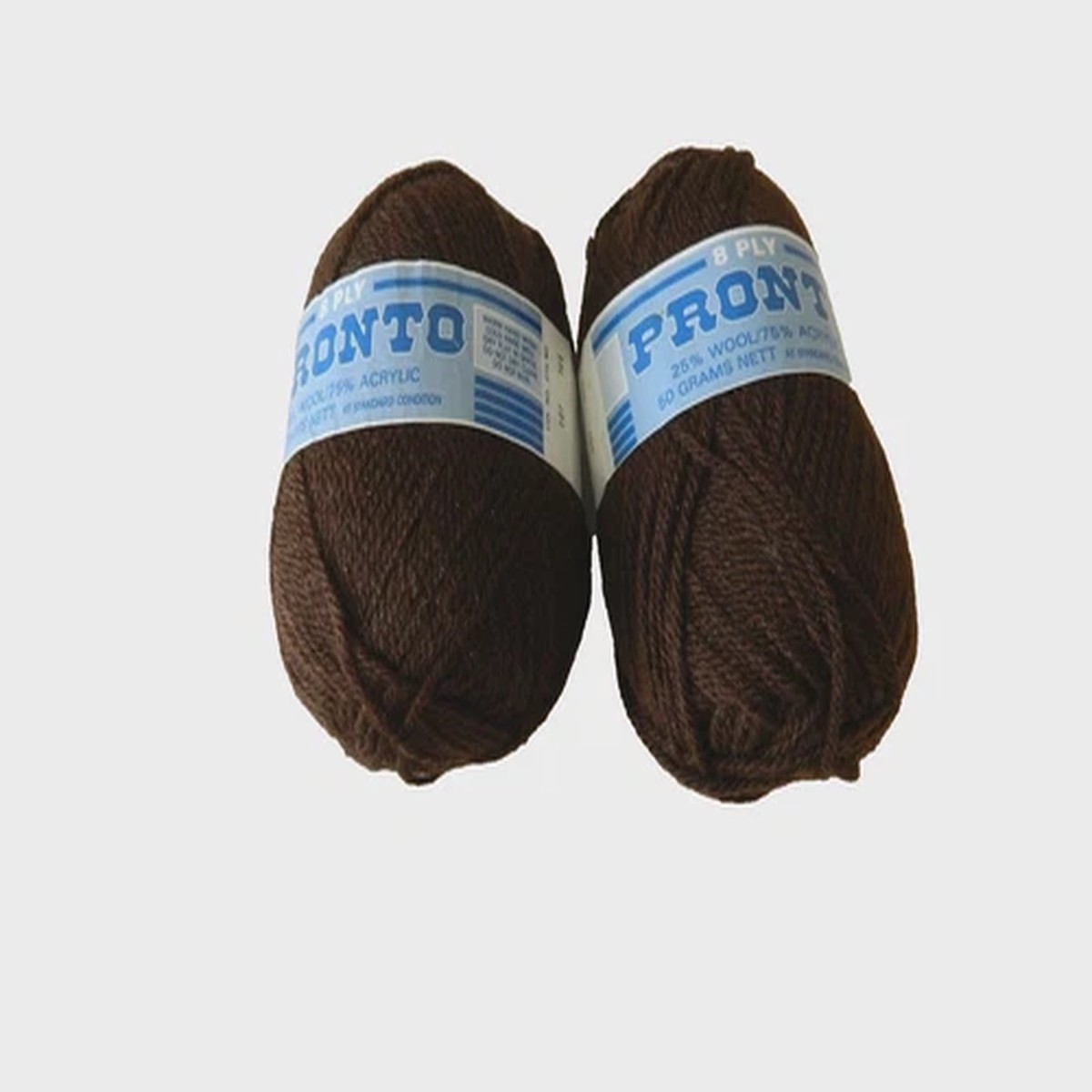 yarn-panda-pronto-wool-acrylic-brown-8ply-lot-knitting-craft-hobby-swaziland