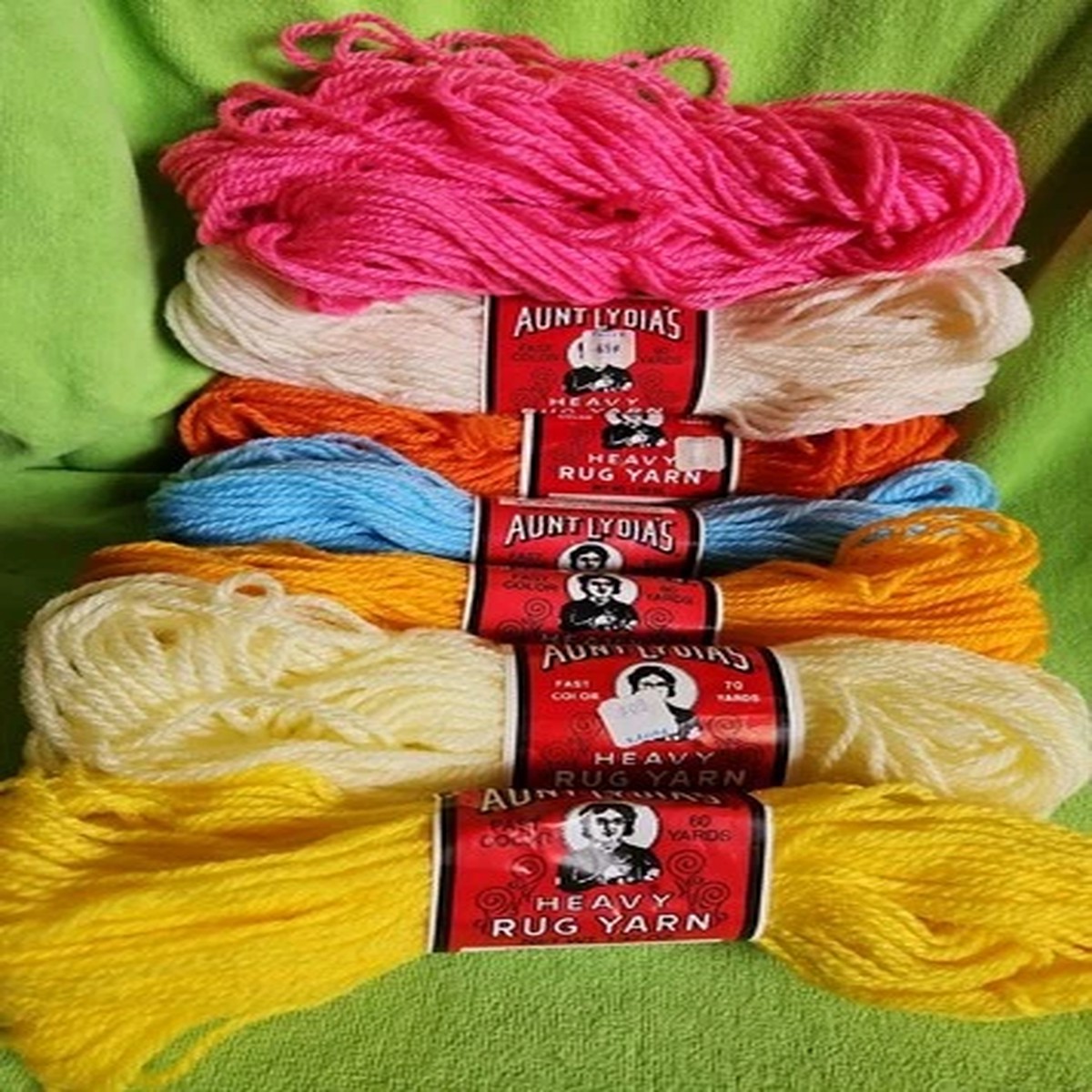 8-skeins-vintage-new-aunt-lydia-s-heavy-rug-yarn-kodel-polyester-12-long-skeins
