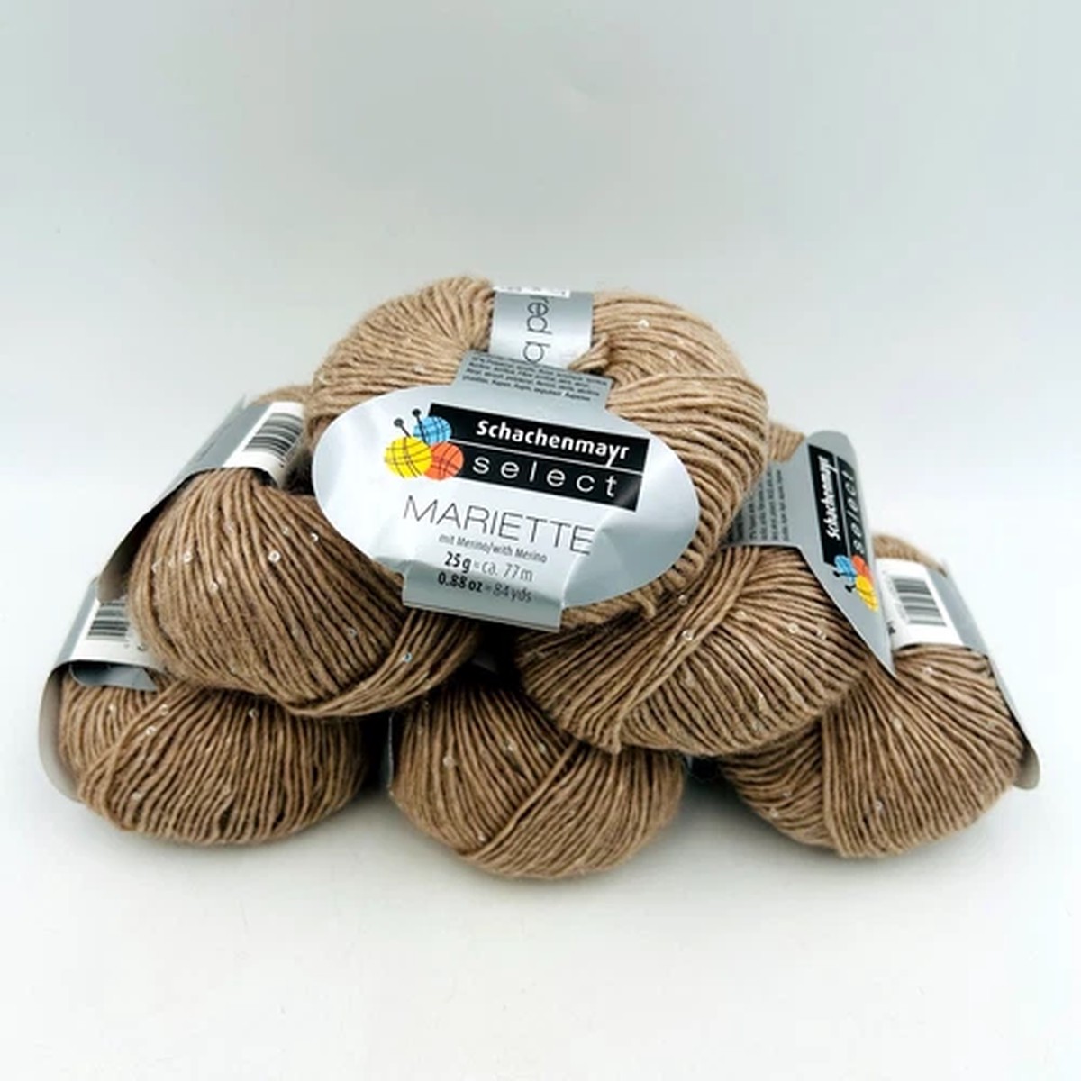 schachenmayr-mariette-yarn-wool-poly-sequins-fingering-wt-25g-84yds-color-leinen