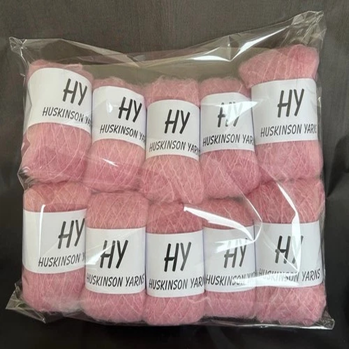 mohair-wool-yarn-10-x-50g-balls-pale-pink-78-mohair-double-knitting