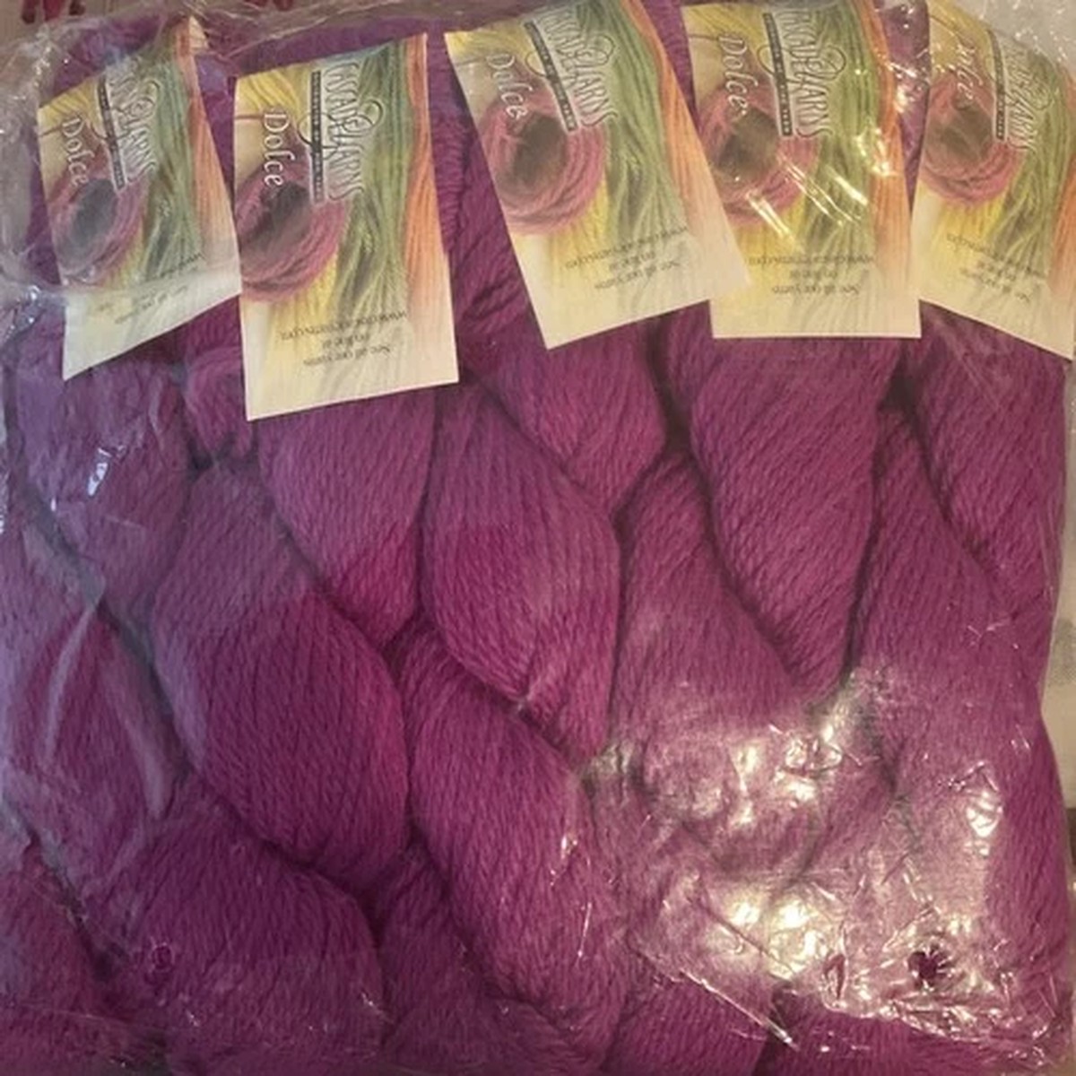 new-lot-of-10-skeins-cascade-gorgeous-dolce-color-964-magenta-alpaca-wool-silk