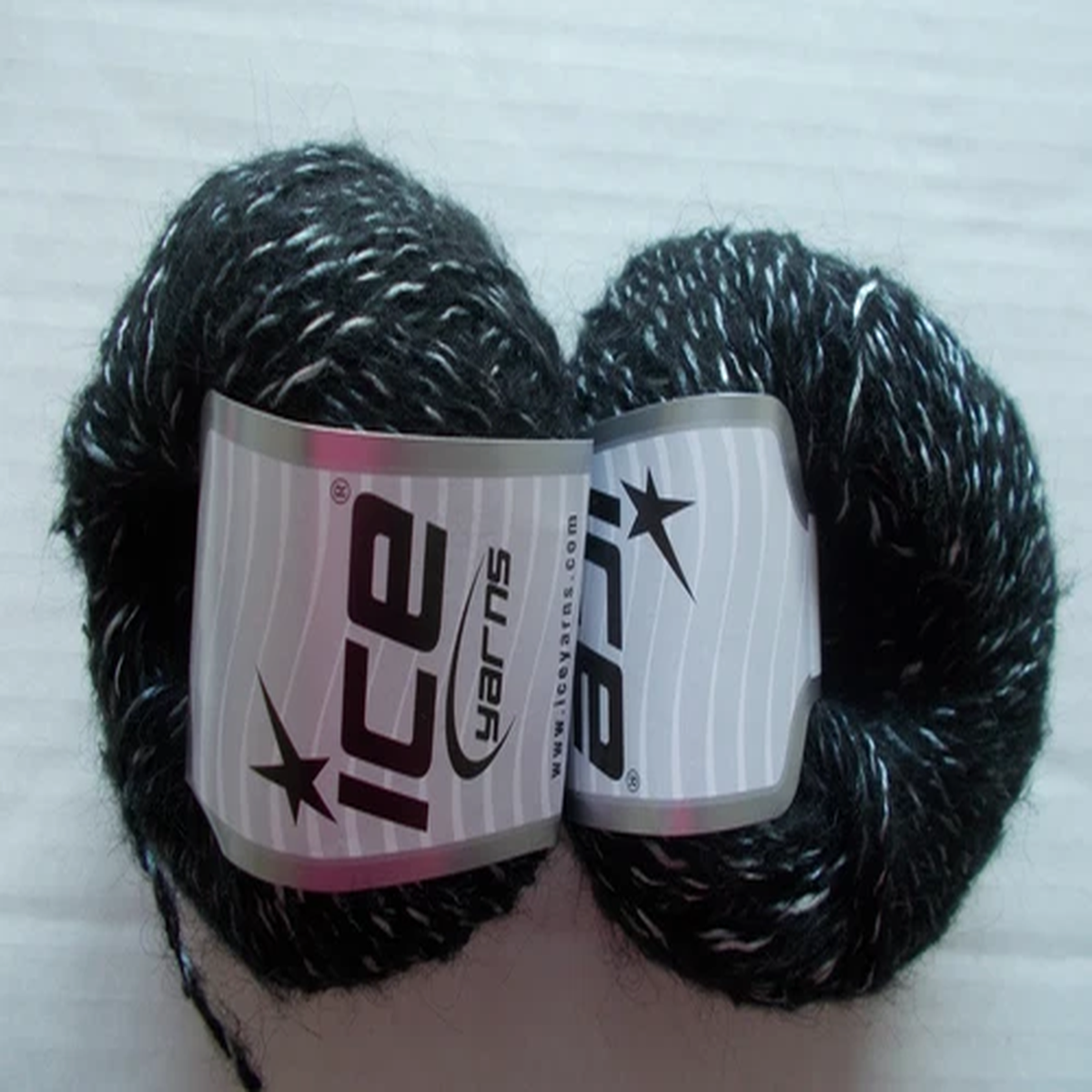 ice-yarns-winter-sale-mohair-blend-yarn-grey-white-twist-lot-of-2-165-yds-ea