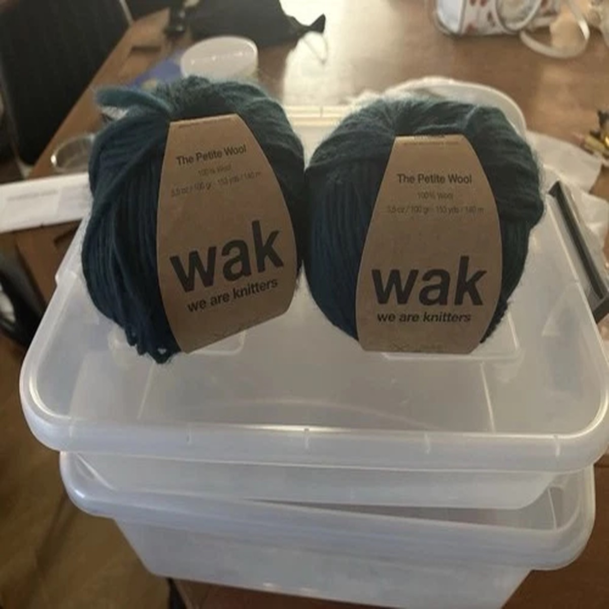 we-are-knitters-yarn-the-wool-forest-green-lot-of-2
