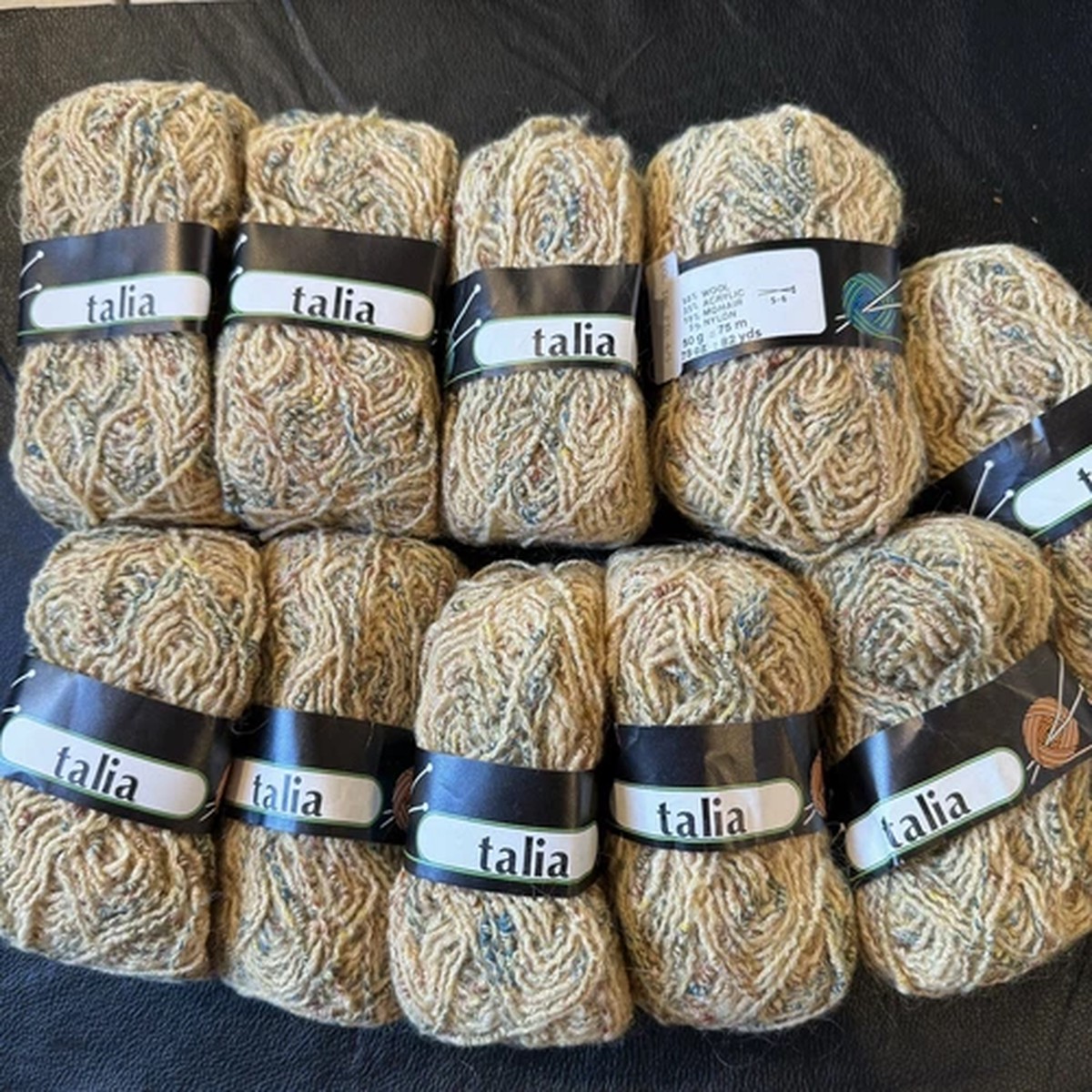 10-skeins-of-vintage-talia-yarn-wool-mohair-acrylic-nylon-blend-new-rare-htf