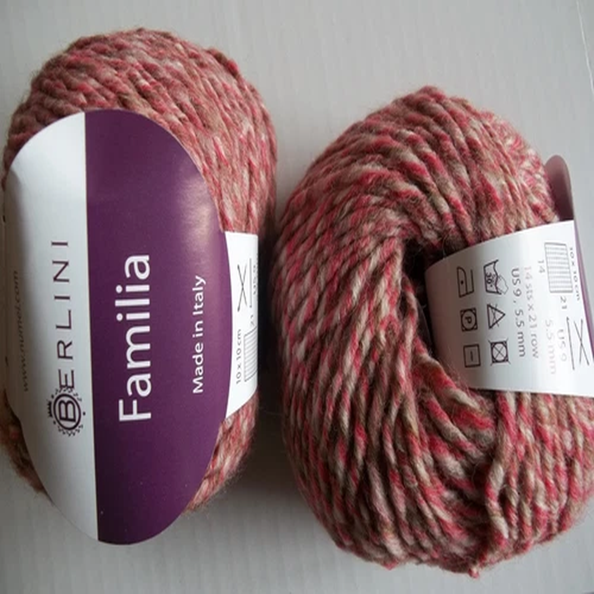 berlini-familia-alpaca-blend-yarn-coral-rose-lot-of-2-98-yds-each