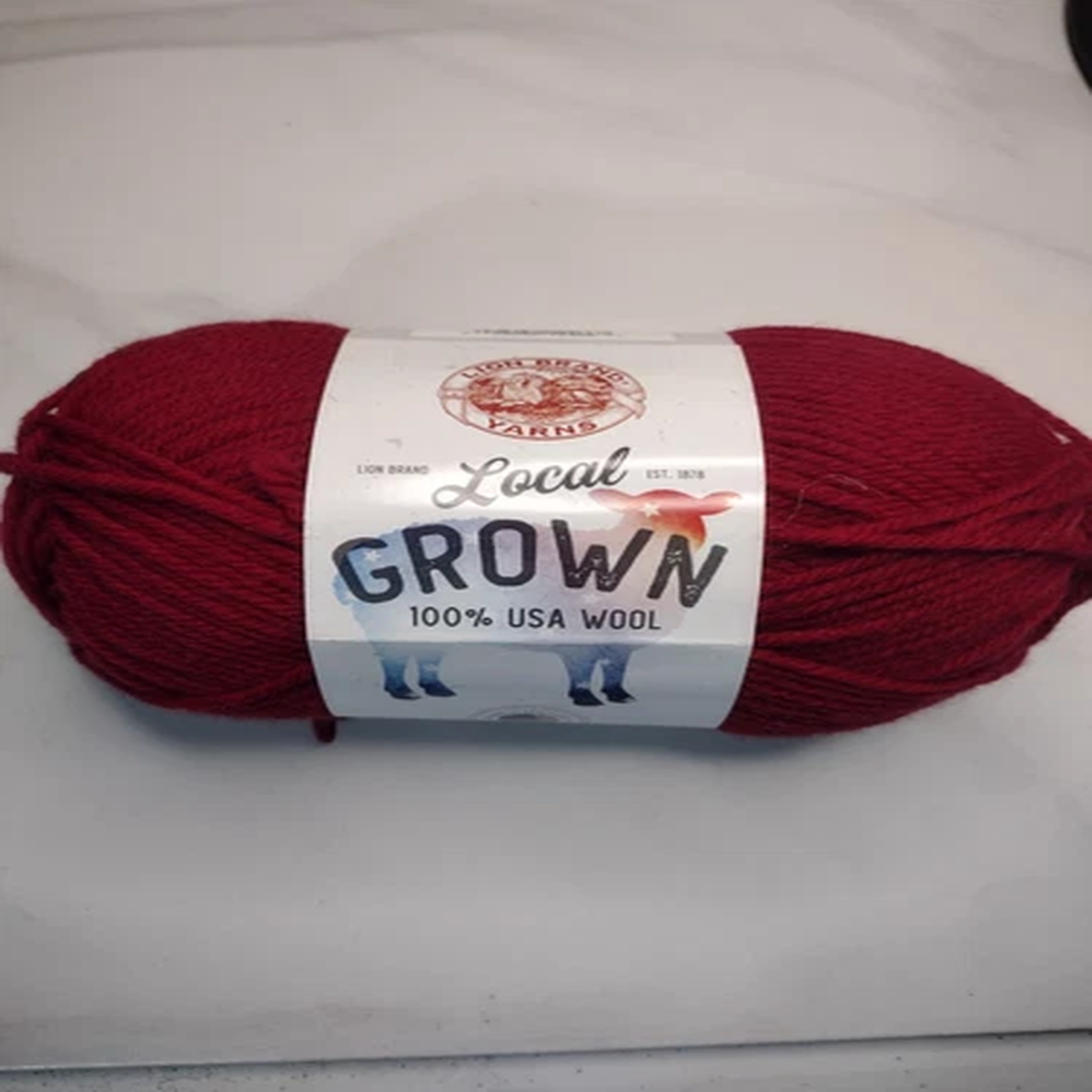 lions-brand-local-grown-100-wool-yarn-apple-pie-new-186-yds