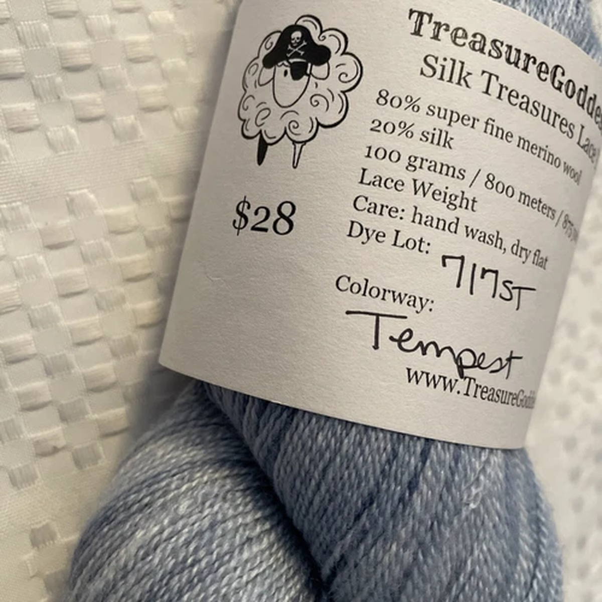new-treasure-goddess-yarn-silk-treasure-lace-tempest-merino-silk-blue-100g