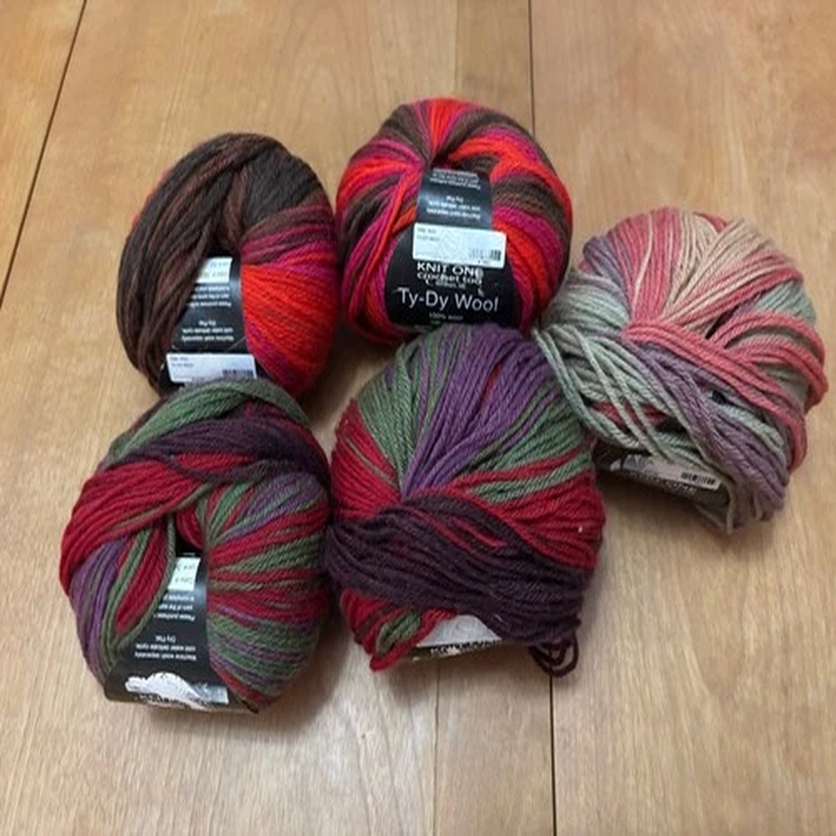 knit-one-crochet-too-ty-dy-cotton-worsted-yarn-lot-of-5-3559-3814-3789