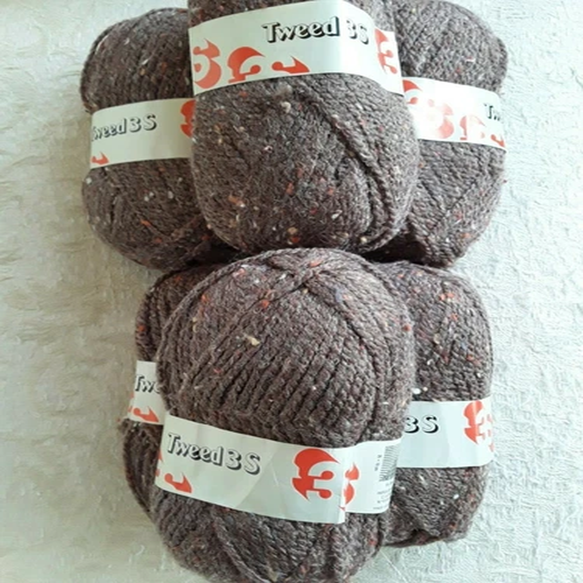 3s-brown-tweed-vintage-yarn-6-skeins-made-in-belgium-acrylic-viscose-blend-107-y