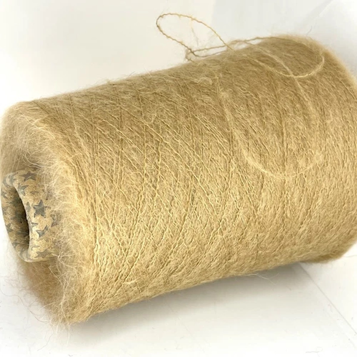 beige-cammello-alpaca-wool-fluffy-yarn-cone-lace-weight-usa-tariff-free