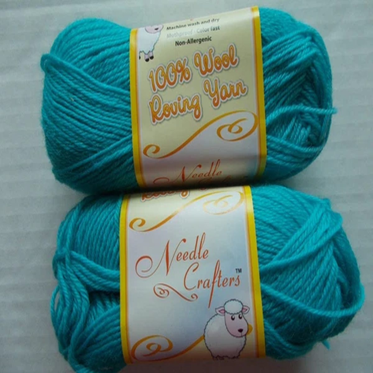 needle-crafters-100-wool-roving-yarn-ocean-blue-lot-of-2