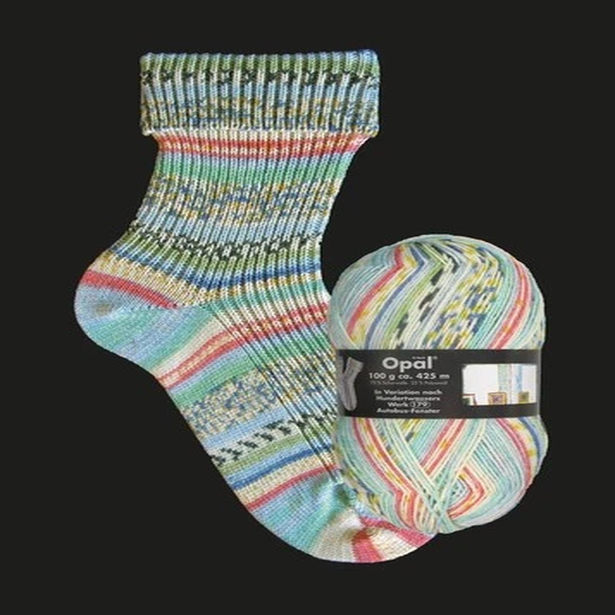 opal-sock-yarn-hundertwasser-wool-4-ply-fingering-wool-nylon-2101-light-blue