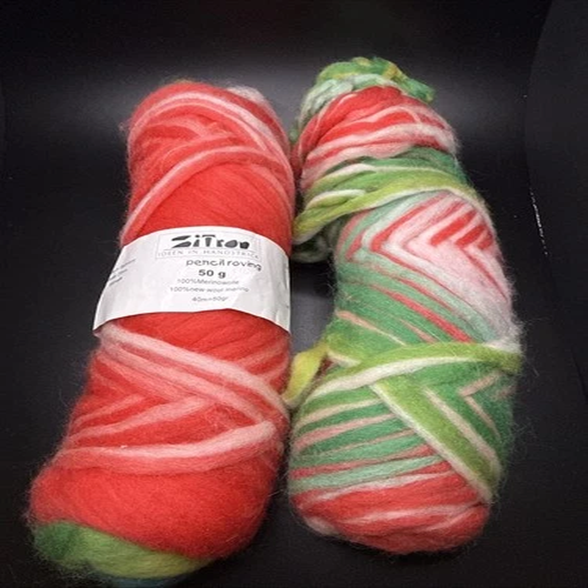 2-zitron-pencil-roving-skeins-100-merino-wool-roughly-100g