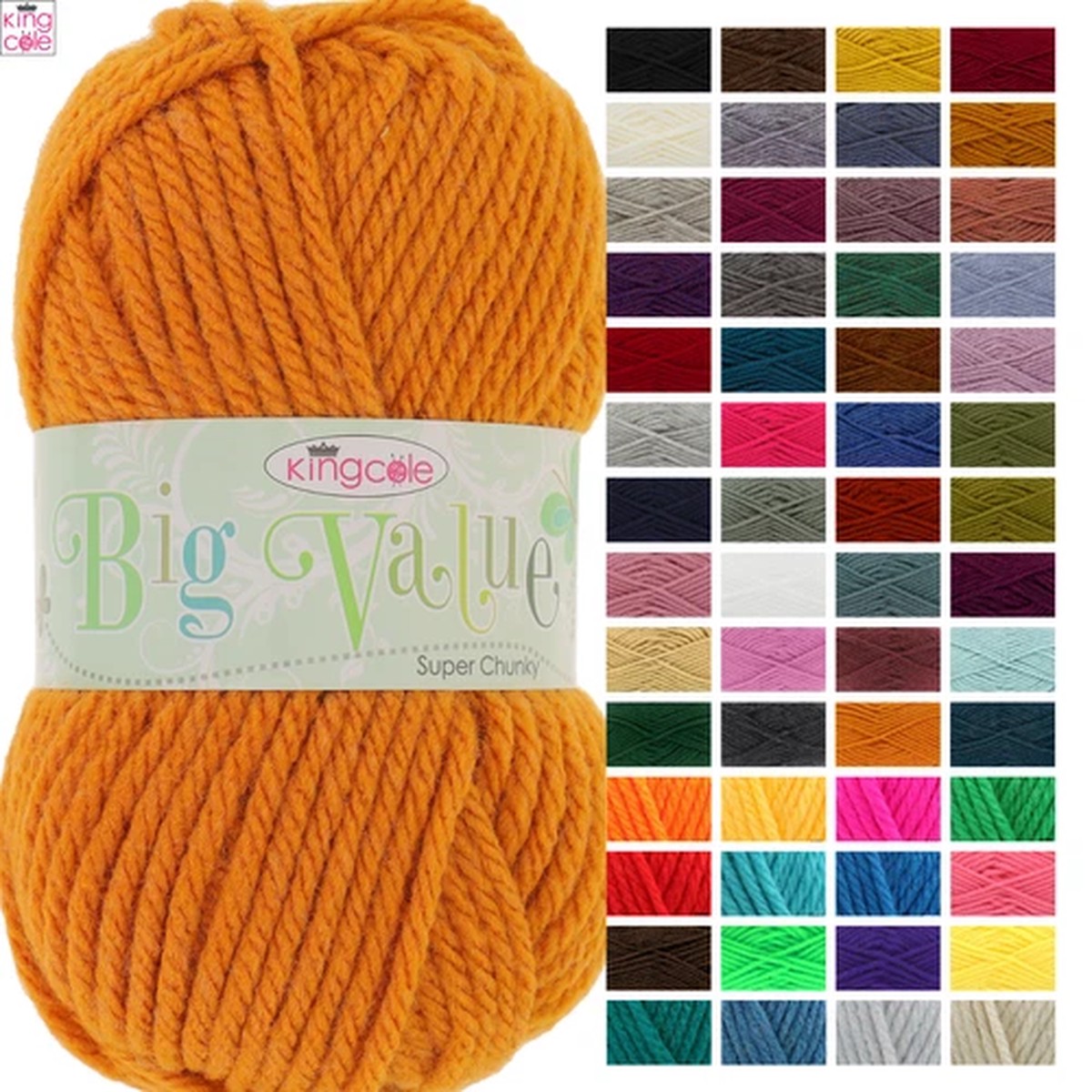 king-cole-big-value-super-chunky-acrylic-wool-yarn-100g-ball-all-colours