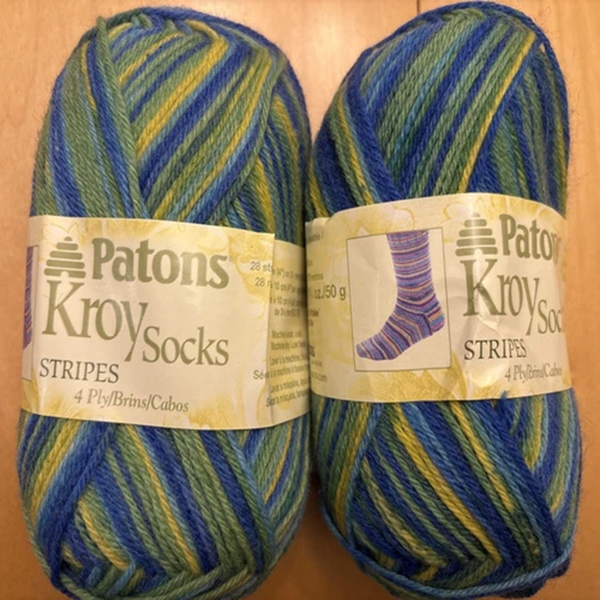 kroy-socks-yarn-krazy-stripes-wool-blend-blues-greens-yarn-2