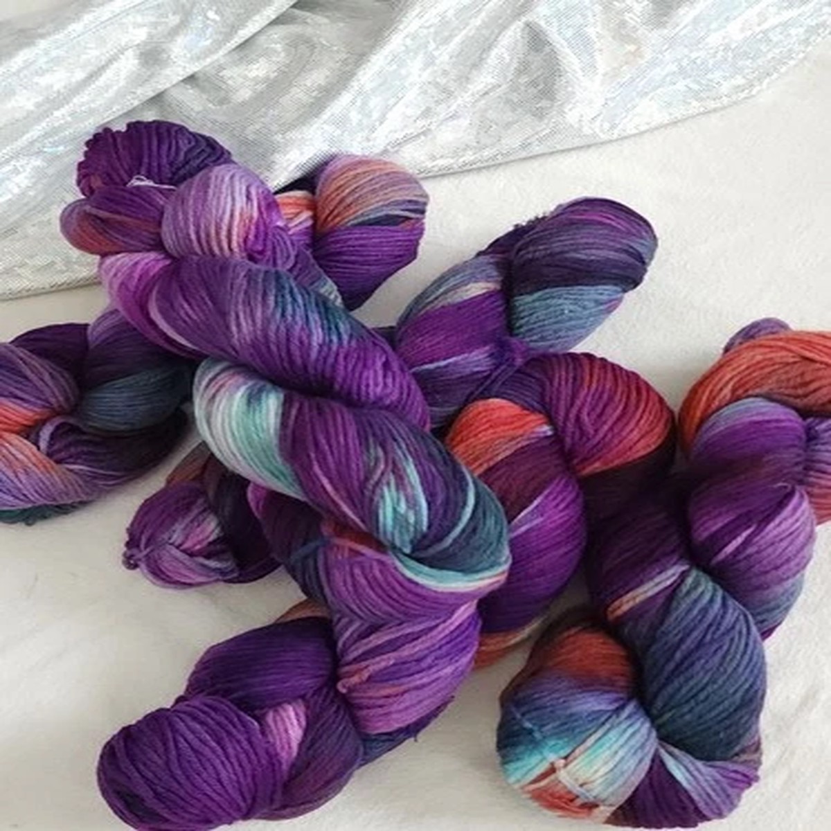 400g-yak-down-indie-hand-dyed-yarn-dk-worsted-deep-purple-plum-coral-green-lot