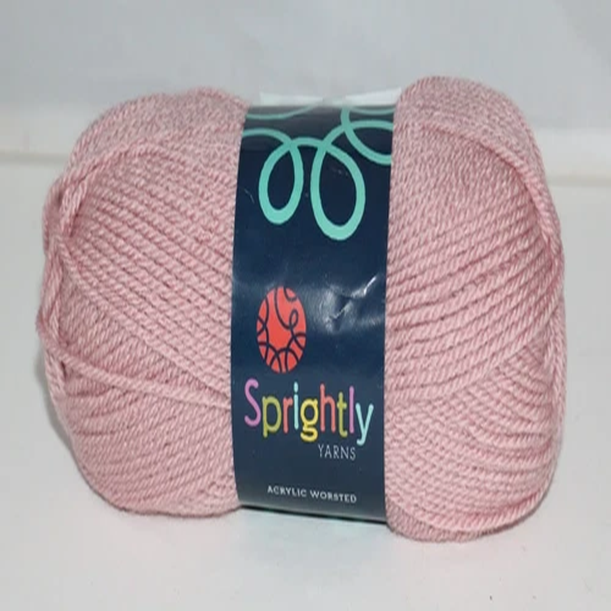 misty-pink-yarn-3-5-oz-201-yards-sprightly-acrylic-worsted-very-soft-new