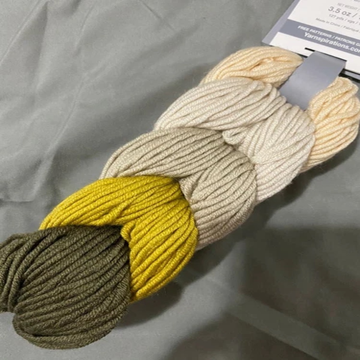 caron-x-pantone-yarn-olive-oil-new-free-us-shipping