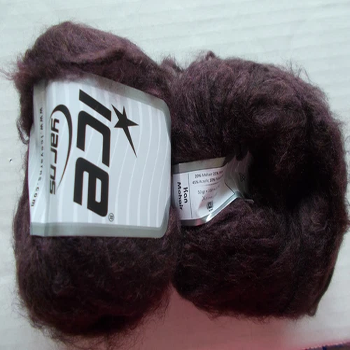 ice-yarns-kan-mohair-brushed-yarn-dark-maroon-69577-lot-of-2-110-yds-ea