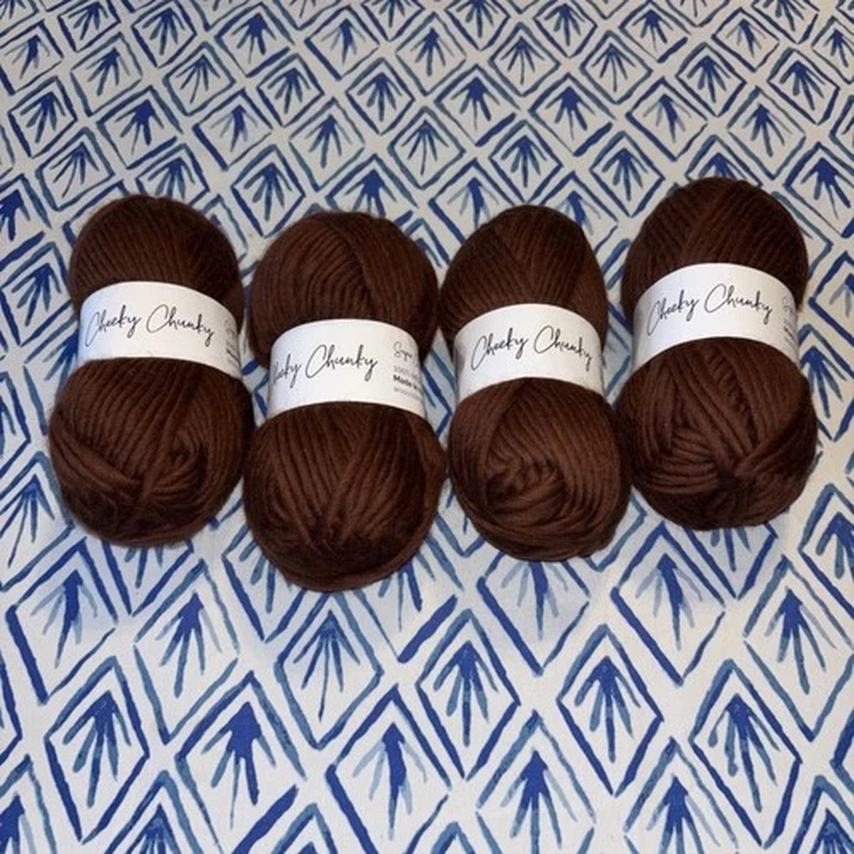 lot-4-wool-couture-cheeky-super-chunky-yarn-brown-100-merino-wool-100g-new